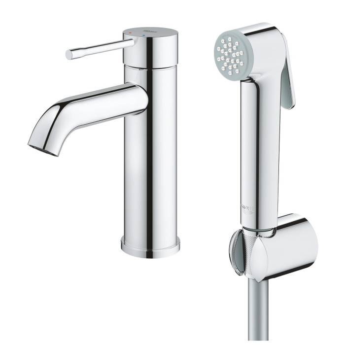 Praustuvo maišytuvas su rankiniu dušeliu GROHE Essence, S-dydis, 24189000