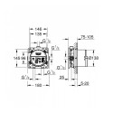 Potinkinis termostatinis dušo komplektas GROHE Grohtherm SmartControl Rainshower SmartActive 310, 34863KF0