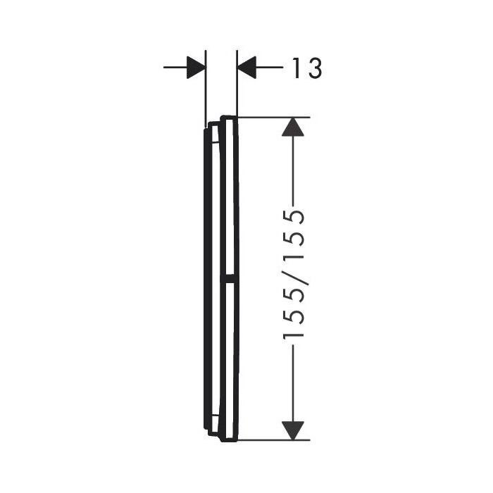 Termostatas HANSGROHE ShowerSelect Comfort E 3 funkcijų, 15573670