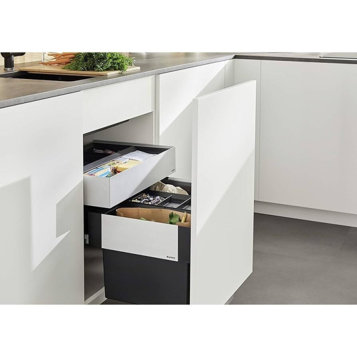 Atliekų rūšiavimo sistema 60 cm spintelei BLANCO Select II XL 60/3 Orga