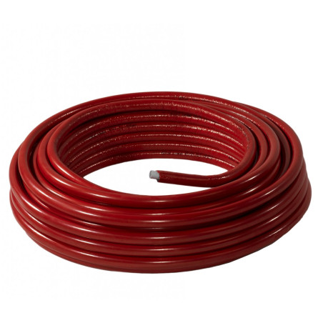 Daugiasluoksnis vamzdis su apšiltinimu (raudona) IVAR PE-Xb/AL/PE-Xb 32 x 3,0 mm (25 m)