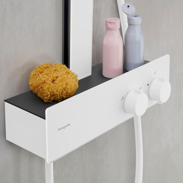 Termostatinė lietaus dušo sistema HANSGROHE Rainfinity 360 Showerpipes 1jet, 26853700