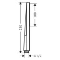 Dušo galvutė HANSGROHE Pulsify 100 E 1jet, 24320140