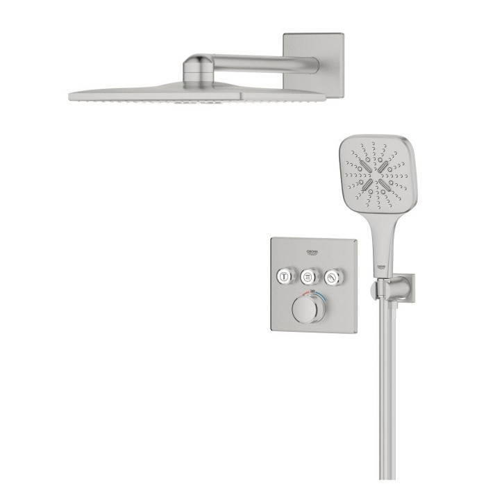 Potinkinis termostatinis dušo komplektas GROHE Grohtherm SmartControl, 34864DC0