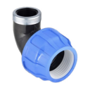 Plastikinė užveržiama alkūnė PE vamzdžiui PIMTAS 32 x 3/4" vidus, EX70002405M