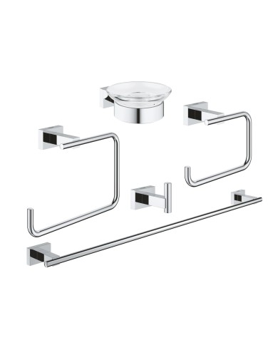 Aksesuarų rinkinys GROHE Essentials Cube 5 in 1, 40758001