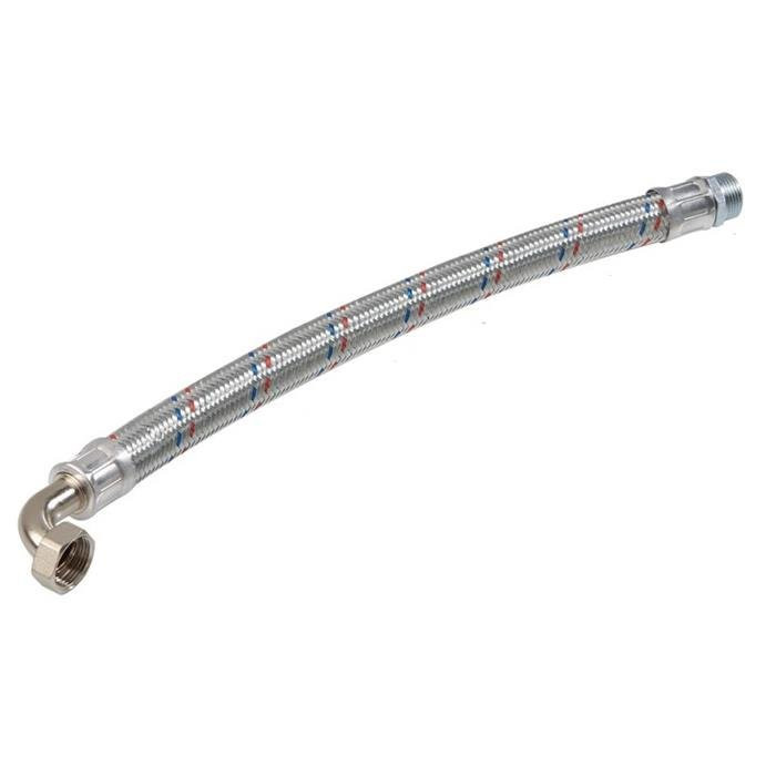 Antivibracinė žarna su alkūne LUXOR 1" vidus / išorė L100 cm