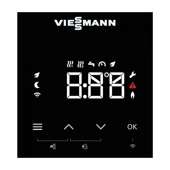 Dujinis kondensacinis katilas VIESSMANN Vitodens 100-W, 3,2-32,0 kW su galimybe pajungti tūrinį vandens šildytuvą, Z022861