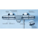 Termostatinis maišytuvas voniai - dušui GROHE Grohtherm 1000 New, 34155003