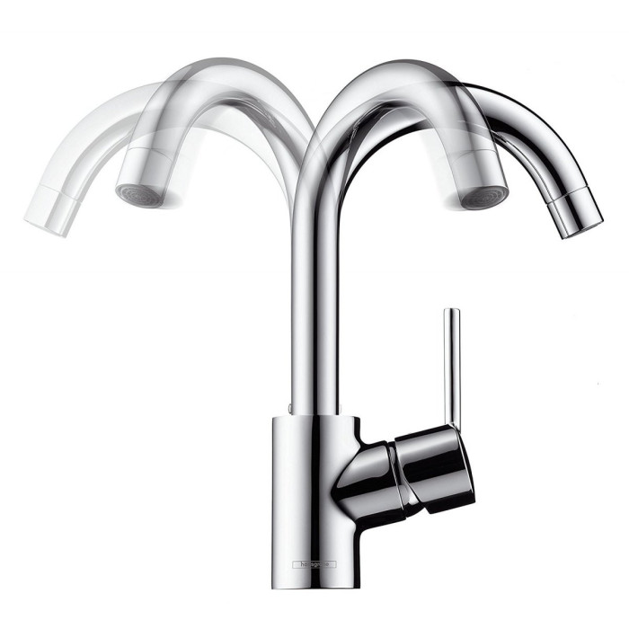 Virtuvinis (plautuvės) maišytuvas su ištraukiamu snapu HANSGROHE Focus, 31815000