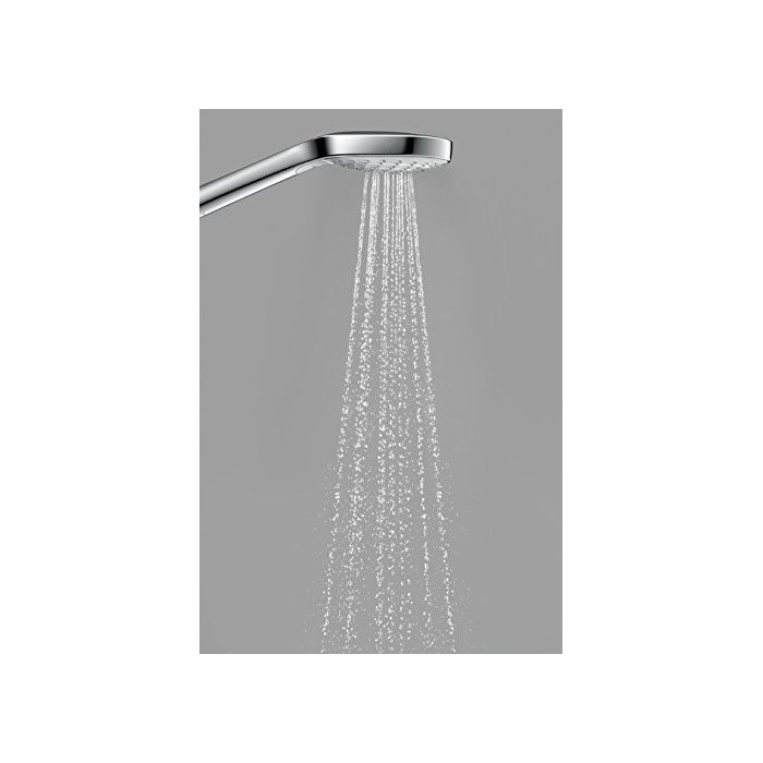 Dušo galvutė HANSGROHE Croma Select S 3jet, Vario Ecosmart, chromas / balta, 26803400