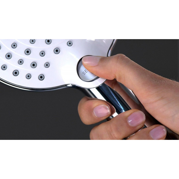 Dušo galvutė HANSGROHE Raindance Select S 120 Ecosmart, chromas / balta, 26531400