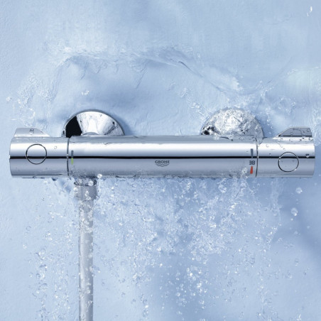 Termostatinis maišytuvas dušui GROHE Grohtherm 800 su dušo komplektu Tempesta 600