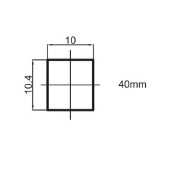 Maišytuvo keramikinė kasetė (kartridžas) RUBINETA 40 mm, 634005