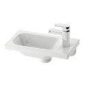 Praustuvas mini RAVAK Chrome 400 x 220 mm, dešininis