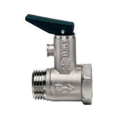 Apsauginis-atbulinis vožtuvas vandens šildytuvui GENERAL FITTINGS 3/4" 8 bar, su rankenėle