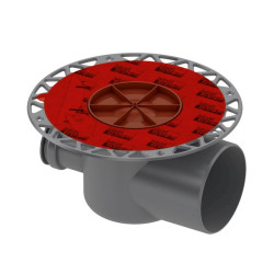 Trapas horizontalus TECEdrainpoint S DN 100 su ""sausu"" sifonu