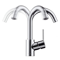 Maišytuvas virtuvei-plautuvei aukšta svirtimi HANSGROHE Focus, 31817000
