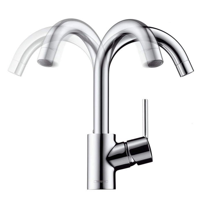 Maišytuvas virtuvei-plautuvei aukšta svirtimi HANSGROHE Focus, 31817800