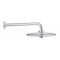 Stacionari dušo galva su laikikliu iš sienos GROHE Euphoria 260 mm