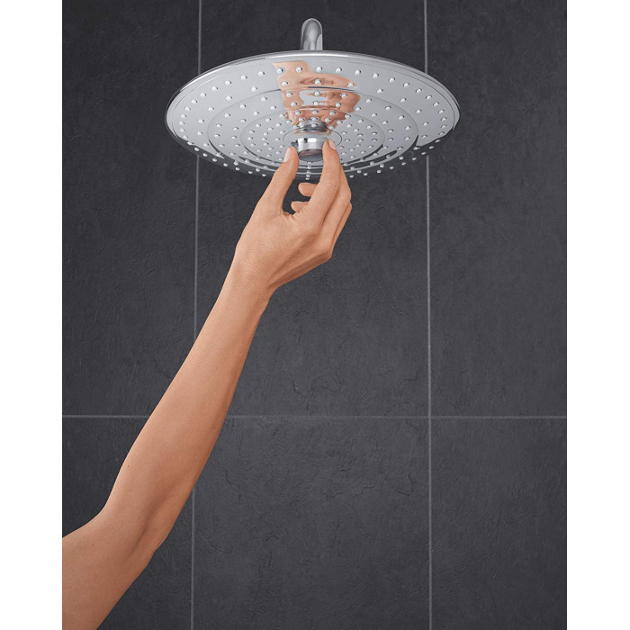 Stacionari dušo galva su laikikliu iš sienos GROHE Euphoria 260 mm
