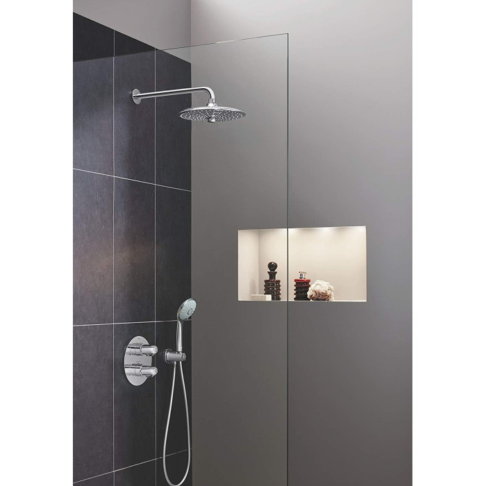 Stacionari dušo galva su laikikliu iš sienos GROHE Euphoria 260 mm
