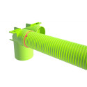 Difuzoriaus dėžutė 90° UBBINK Air Excellent Dn 125 - 2 x Dn 75