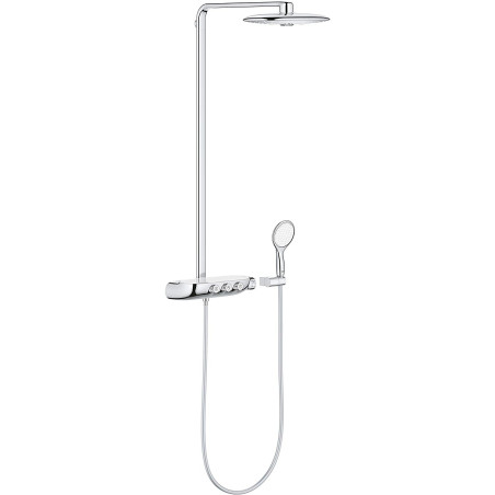 Termostatinė lietaus dušo sistema GORHE Rainshower SmartControl 360 Duo su rankiniu dušiuku Power&Soul, 115 26250000