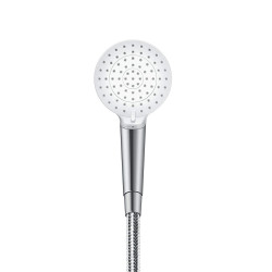 Dušo komplektas HANSGROHE Crometta 100 White/Chrome, 2 funkcijos, (Įvairių ilgių pasirinkimas)