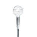 Dušo komplektas HANSGROHE Crometta 100 White/Chrome, 2 funkcijos, (Įvairių ilgių pasirinkimas)